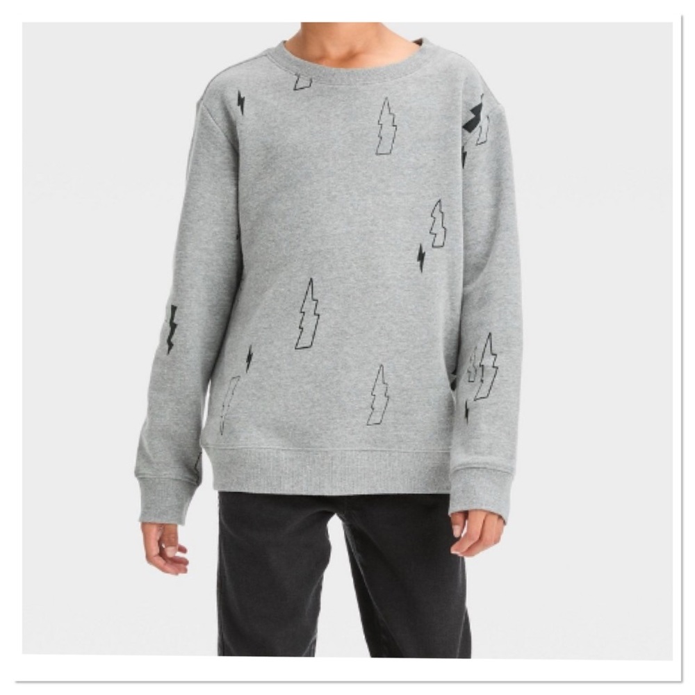 Boy’s Husky Crewneck Fleece Pullover Sweatshirt Cat & Jack